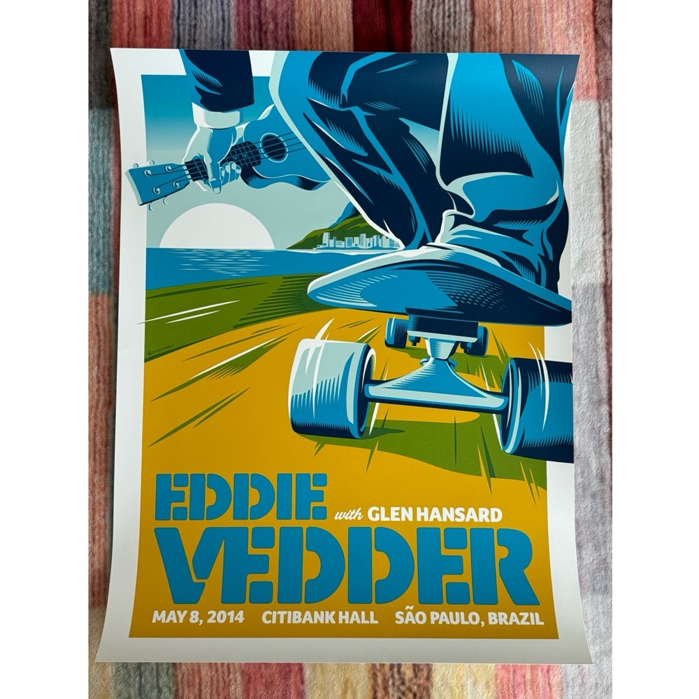 New Old Stock. Eddie Vedder solo tour Sao Paulo Brazil Citibank Hall - Night #3